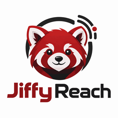 Jiffy Reach red panda logo